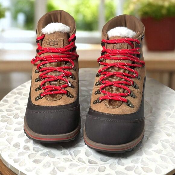 UGG Brecken Insulated Hiker Boots Women 7.5 Waterproof Shearling Winter Snow - Picture 4 of 9